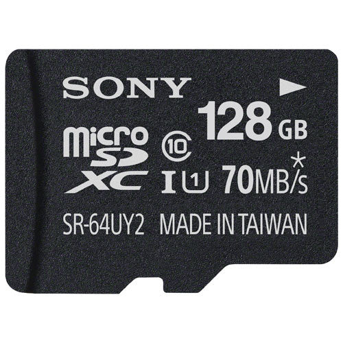 Sony 128GB 70MB/s microSDXC Memory Card